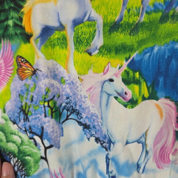 Retrolicious Mystical Unicorn Rainbow Sun Dress Pegasus Horse Mini Plus Size 1X - Picture 4 of 9